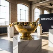 Аренда Емкость для охлаждения шампанского "Пунш болл Gold" 12 л в лофте «Студия 21» — ART SPACE