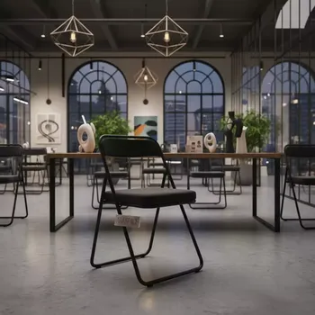 Аренда Стул складной Гунде Black в ресторане «La Terrazza» — ART SPACE