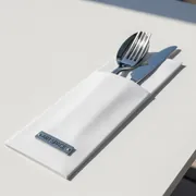 Аренда Куверт журавинка гладь на 2 прибора белый в Radisson Collection Paradise — ART SPACE