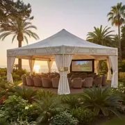 Аренда Шатер павильон 15х50 в Swissôtel Resort Sochi Kamelia — ART SPACE