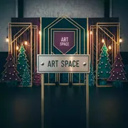 Аренда Фотозона ретро новогодняя в Sochi Marriott Krasnaya Polyana — ART SPACE