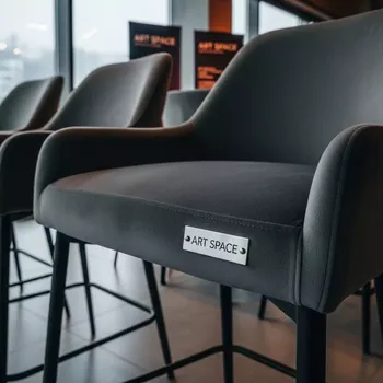 Аренда Стул полубарный Oggy велюр темно серый в Courtyard by Marriott Sochi — ART SPACE