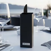 Аренда Приборница черная Resto 8х15 см на пляже «Ривьера» — ART SPACE