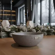 Аренда Салатник Beton серый фарфор диаметр 15 см 0,6 л в ресторане «Баран-Рапан» — ART SPACE