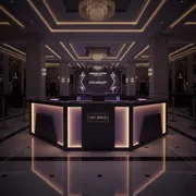 Аренда Стойка барная LED светодиодная в казино «Сочи» — ART SPACE