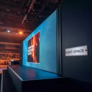 Аренда Экран LED интерьерный для конференций в ледовом дворце «Роза Хутор» — ART SPACE