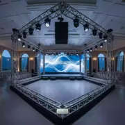 Аренда Фермовые конструкции для звука бэклайна и LED экранов в Гранд Отель Поляна — ART SPACE