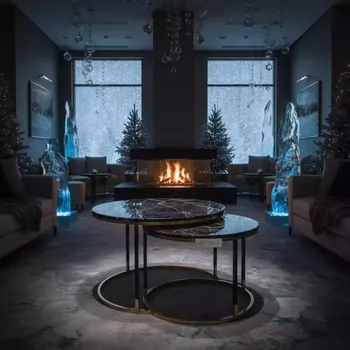 Аренда Столы журнальные Duet d 50 и d 80 в Sport Inn Hotel & Wellness — ART SPACE