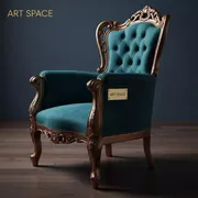 Аренда Стул церковный Крок каркас бронза на вилле «Анна» — ART SPACE