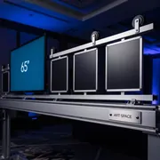 Аренда Рельсовая система Skilo 4 меловые доски интерактивная панель 65" в City Park Hotel Sochi — ART SPACE
