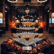 Аренда Пирамида из коктейлей 120 бокалов в Pullman Sochi Centre — ART SPACE