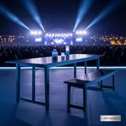 Аренда Стол обеденный Skagen деревянный в Mövenpick Hotel — ART SPACE