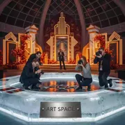Аренда Тимбилдинг фотоохота в ледовом дворце «Роза Хутор» — ART SPACE