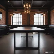 Аренда Стол прямоугольный Стелс 180х80 см в ресторане «Магеллан» — ART SPACE