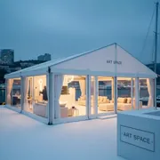 Аренда Тентовый павильон 15 на VIP теплоходе (Морпорт Сочи) — ART SPACE