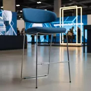 Аренда Барный стул Кельн рогожка синий в МФК «Горный» — ART SPACE
