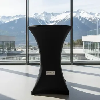 Аренда Скатерть стрейч черная в Golden Tulip Rosa Khutor — ART SPACE