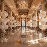 Аренда Шары с гелием "С днём свадьбы" 30 см в казино «Сочи» — ART SPACE