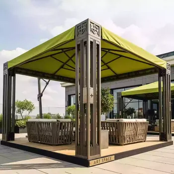 Аренда Зонт профессиональный Avocado 4х4 м в Green Flow Hotel — ART SPACE
