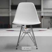 Аренда Стул белый Eames Metal в Керлинговом центре «Ледяной куб» — ART SPACE