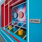 Аренда Стена интерактивная Interactive Project Кидалки мобильный комплект на Сочи Автодроме — ART SPACE