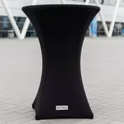 Аренда Чехол стрейч текстиль на коктейльный стол черный в Ледовом дворце «Айсберг» — ART SPACE