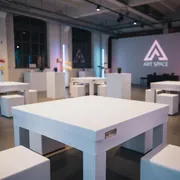 Аренда Чехол стрейчевый для прямоугольного стола 180х75 см белый R4E 00246 в санатории «Русь» — ART SPACE