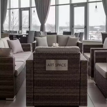 Аренда Плетеный комплект мебели LV520BB Brown Beige в ресторане «Паруса» — ART SPACE