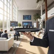 Аренда Поднос прорезиненный круглый 36 см в Radisson Blu Resort & Congress Centre — ART SPACE