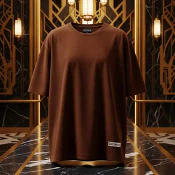Аренда Футболка Oversize коричневая Freedom в Golden Tulip Rosa Khutor — ART SPACE