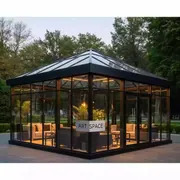Аренда Пагода остекленная Лондон 5х10 в санатории «Металлург» — ART SPACE