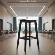 Аренда Стул барный черный Wood в Маринс Парк Отеле — ART SPACE