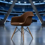 Аренда Чехол E07 на стул Eames коричневый в ледовом дворце «Большой» — ART SPACE