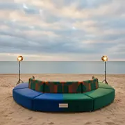 Аренда Диван модульный Ostra I на пляже «Ривьера» — ART SPACE