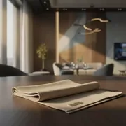 Аренда Салфетка текстиль бежевая лен 45х45 см в Alpha Sirius — ART SPACE