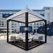 Аренда Шатер мобильный Премиум Бизон 4х4 в Courtyard by Marriott Sochi — ART SPACE