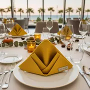 Аренда Салфетка текстиль желтая 45х45 см в отеле Hyatt Regency Sochi — ART SPACE