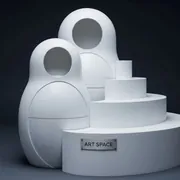 Аренда Пьедестал Матрешка с округлыми тумбами в отеле Hyatt Regency Sochi — ART SPACE
