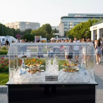 Аренда Станция буфетная акриловая с охладителем в City Park Hotel Sochi — ART SPACE