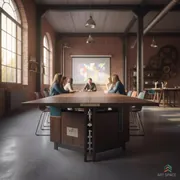 Аренда Стол обеденный раздвижной деревянный Cameron в Сириус Арене — ART SPACE