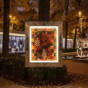Аренда Панель световая настенная клик в парке «Ривьера» — ART SPACE