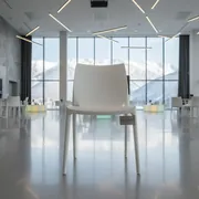 Аренда Стул пластиковый Rich белый в Гранд Отель Поляна — ART SPACE