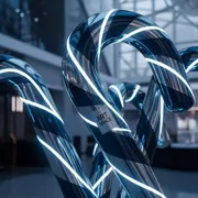 Аренда Карамели рождественская трость комплект в казино «Сочи» — ART SPACE