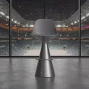 Аренда Стул барный Mobius Bar Conus серый на арене «Фишт» — ART SPACE