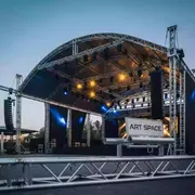 Аренда Крыша арочная гигантская Prolyte Giant Arc в ресторане «Магадан» — ART SPACE
