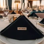 Аренда Салфетка черная профессиональная в ресторане «La Terrazza» — ART SPACE