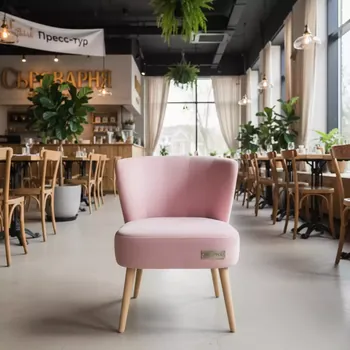 Аренда Кресло Pink Velvet Pouf в ресторане «Сыроварня» — ART SPACE