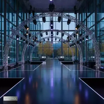 Аренда Сцена арочная металлик 18х12 м в Delta Sirius — ART SPACE