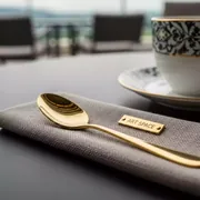 Аренда Ложка чайная Мэдисон золотая в Mövenpick Hotel — ART SPACE