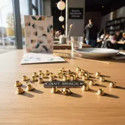 Аренда Люверсы колечки Piccolo золото 4 мм в ресторане «Сыроварня» — ART SPACE